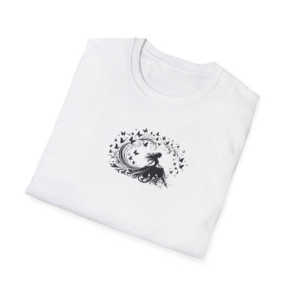 Swirling Butterfly Lady T-Shirt