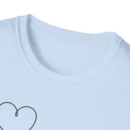 Lineart Heart & Butterfly T-Shirt