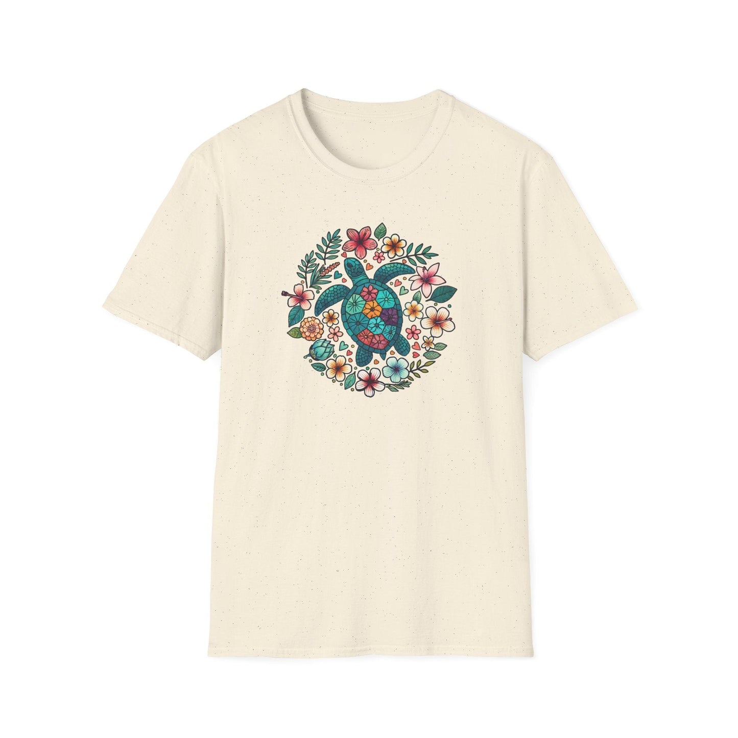 Floral Turtle T-Shirt
