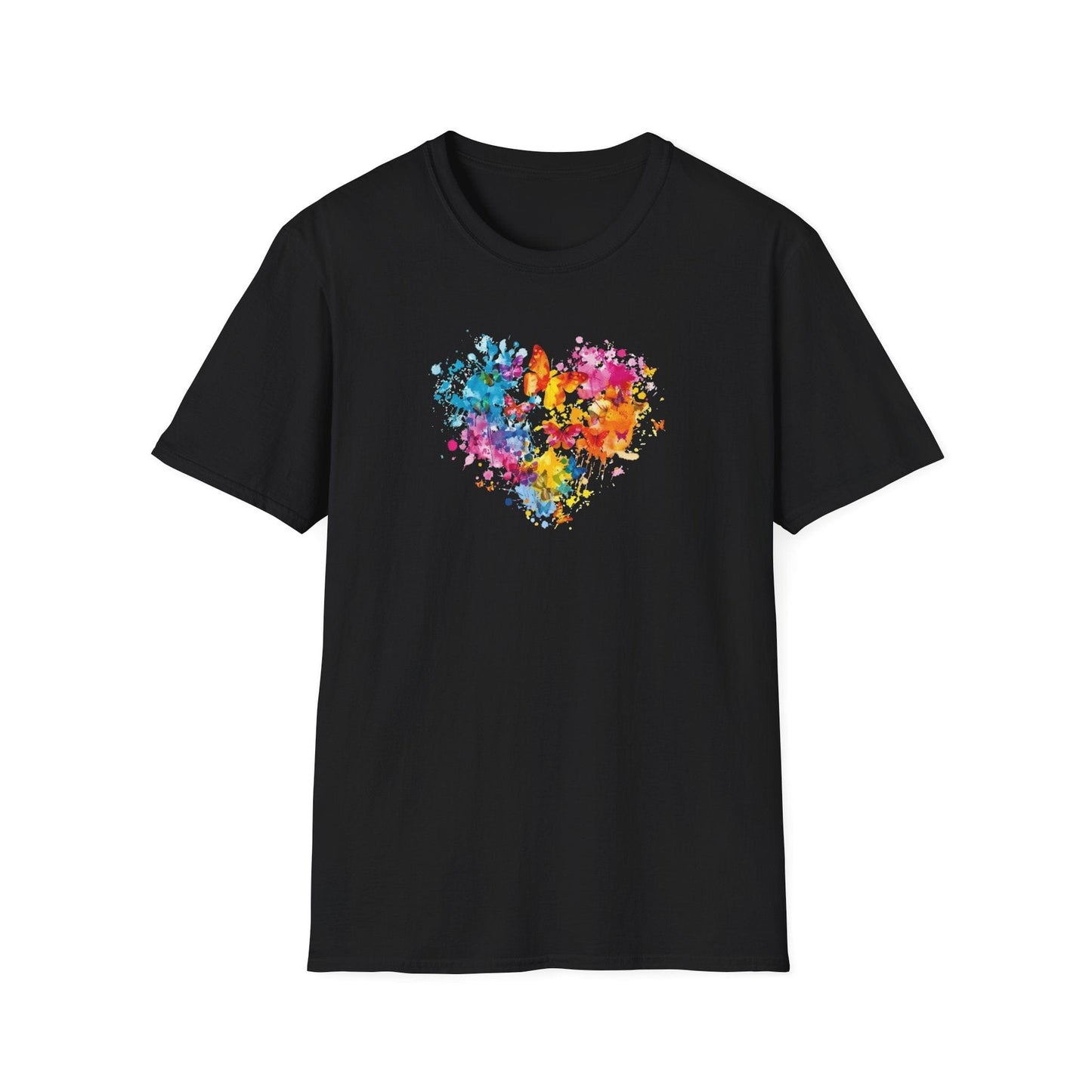 Distorted Colorful Heart T-Shirt