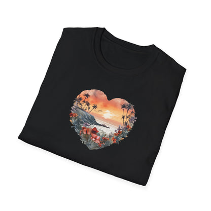 Sunset At Beach T-Shirt