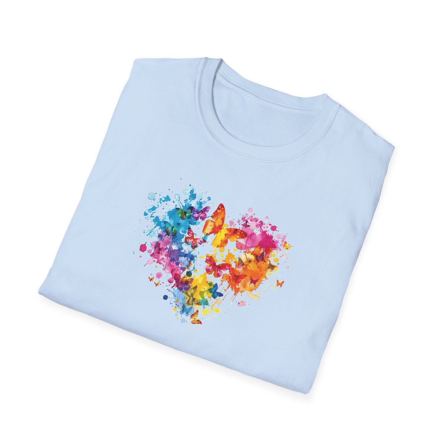 Distorted Colorful Heart T-Shirt