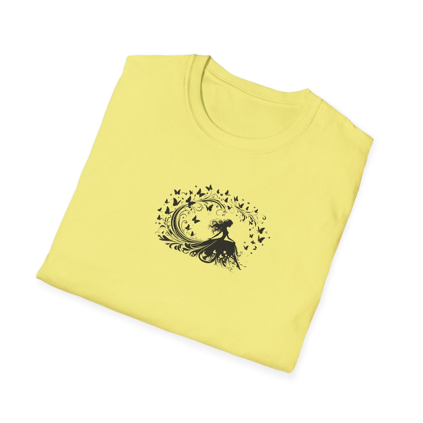 Swirling Butterfly Lady T-Shirt