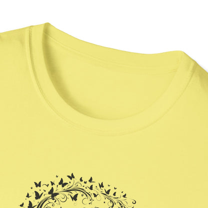 Swirling Butterfly Lady T-Shirt