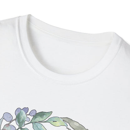 Watercolor Garden Bird T-Shirt