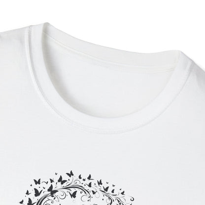 Swirling Butterfly Lady T-Shirt