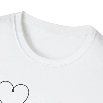 Lineart Heart & Butterfly T-Shirt