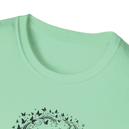 Swirling Butterfly Lady T-Shirt