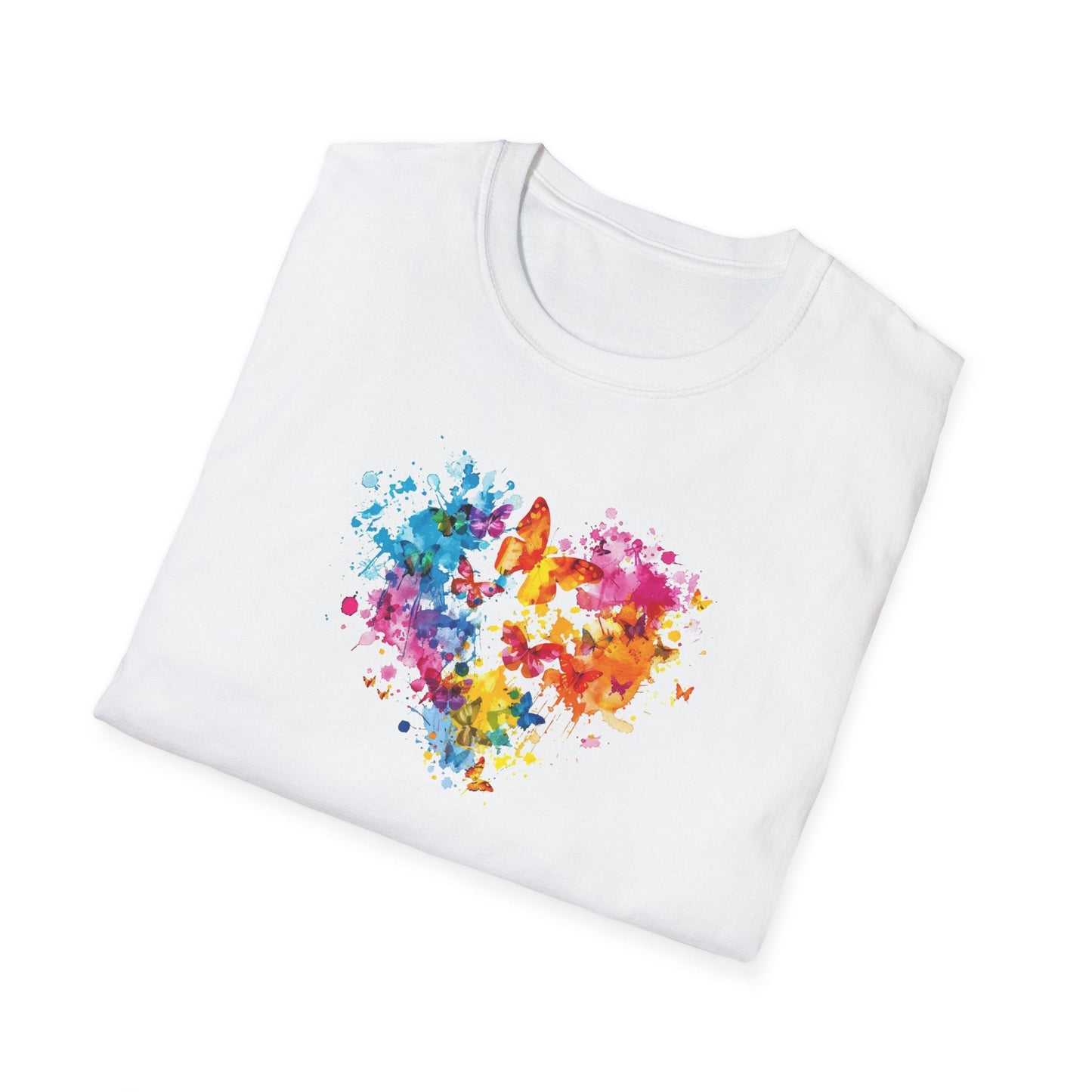 Distorted Colorful Heart T-Shirt