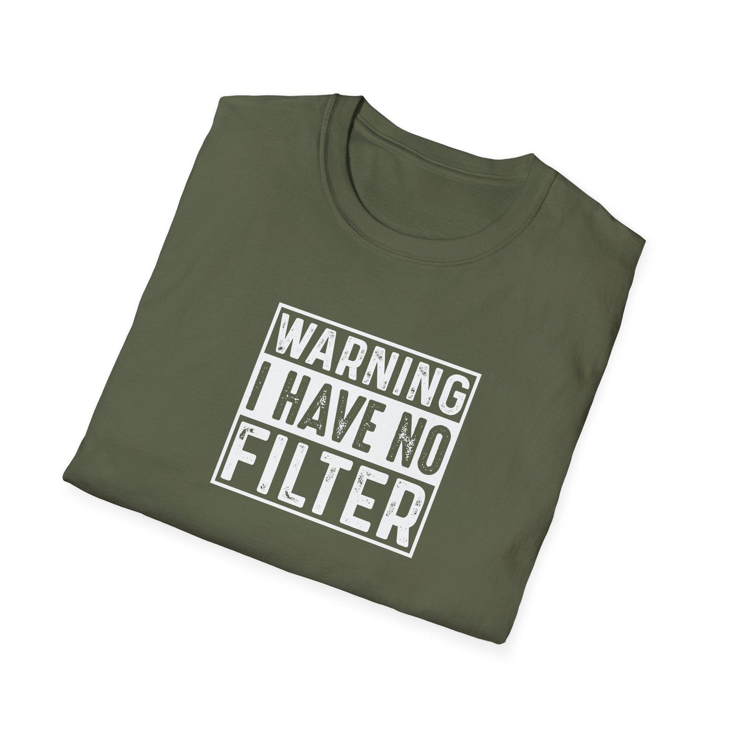 Warning No Filter T-Shirt