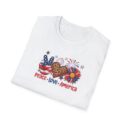 Peace Love America T-Shirt