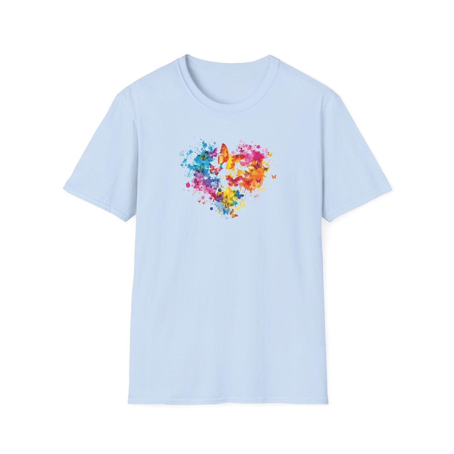 Distorted Colorful Heart T-Shirt