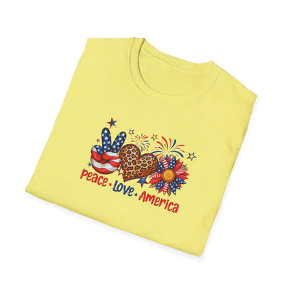 Peace Love America T-Shirt