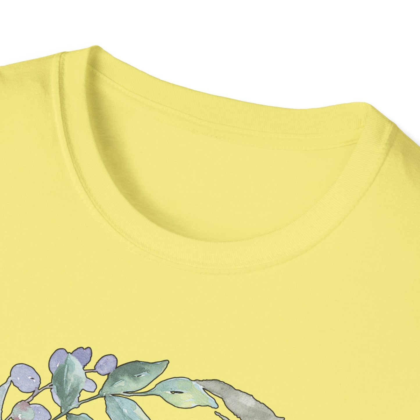 Watercolor Garden Bird T-Shirt