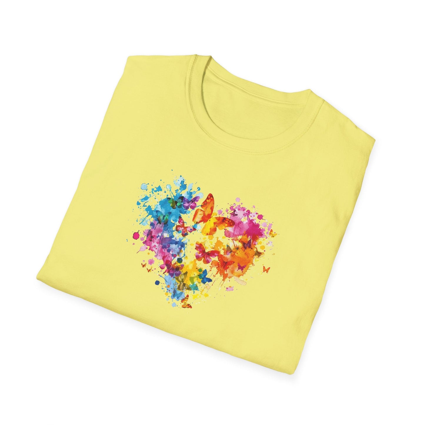 Distorted Colorful Heart T-Shirt
