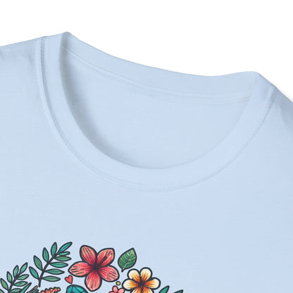 Floral Turtle T-Shirt
