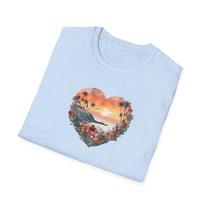 Sunset At Beach T-Shirt
