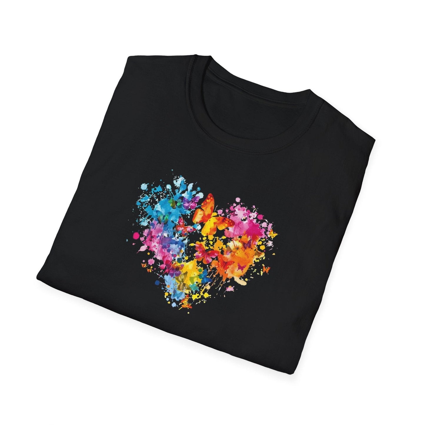Distorted Colorful Heart T-Shirt