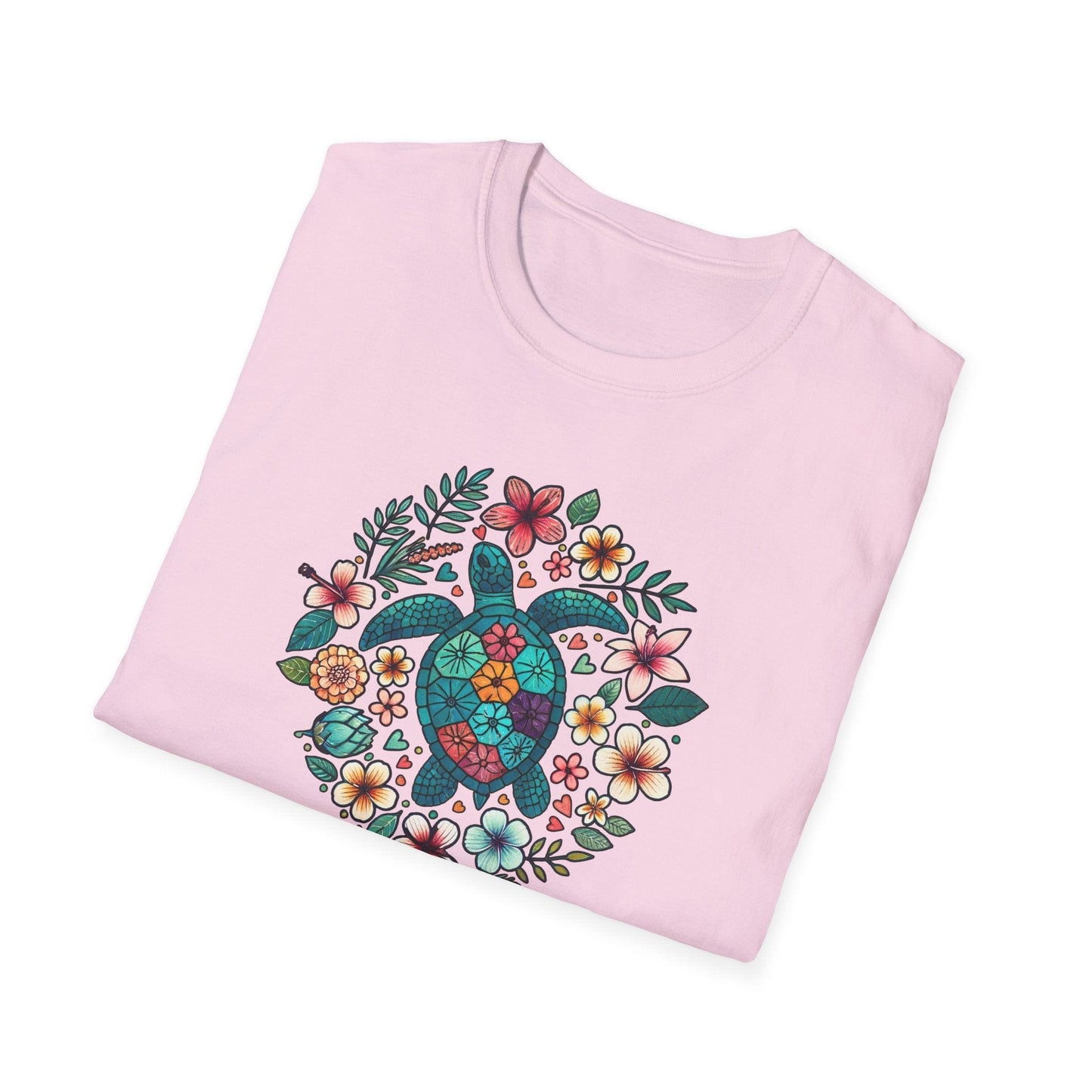 Floral Turtle T-Shirt