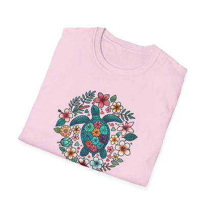 Floral Turtle T-Shirt