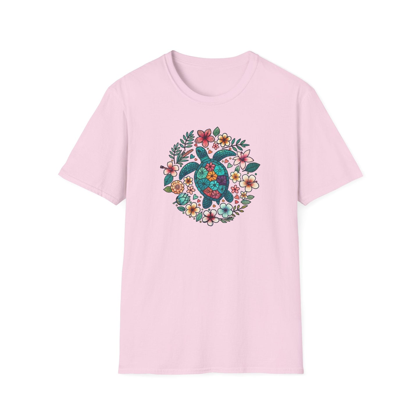 Floral Turtle T-Shirt