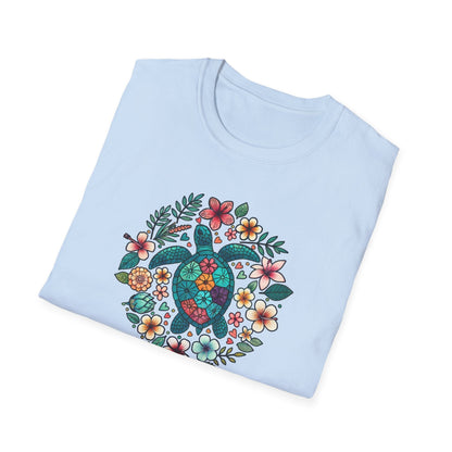 Floral Turtle T-Shirt